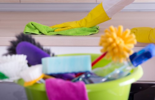 Deep cleaning process for a commercial space in SW10