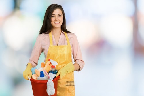 Cleaning floors, frames, and surfaces after building work