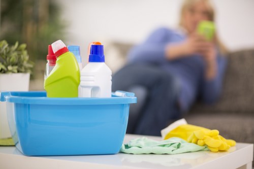 Kitchen and bathroom cleaning tasks included in SW10 regular cleaning
